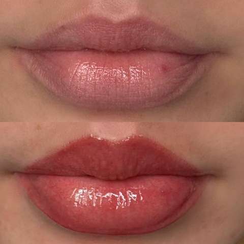 Lip blush result